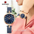 New Arrival Fashion Women's Quartz Watches Mesh Stainless Steel Waterproof Wrist Watch With Rhinestone Charm Ladies Wristwatch